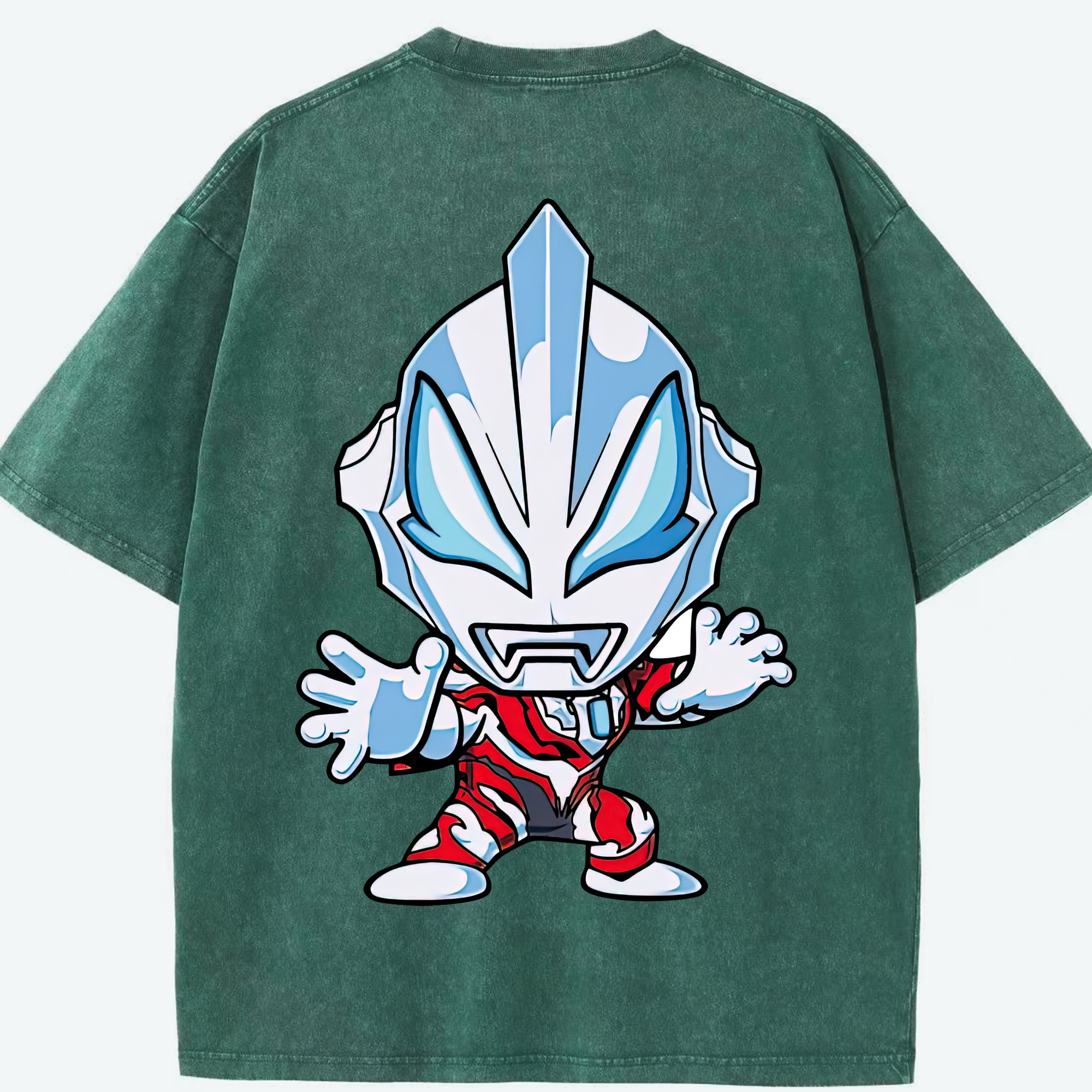 （画像用） ウルトラマン Ultraman 綿100% ヴィンテージ風 半袖Tシャツ（背面プリント）